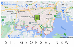 Map of St. George Sydney